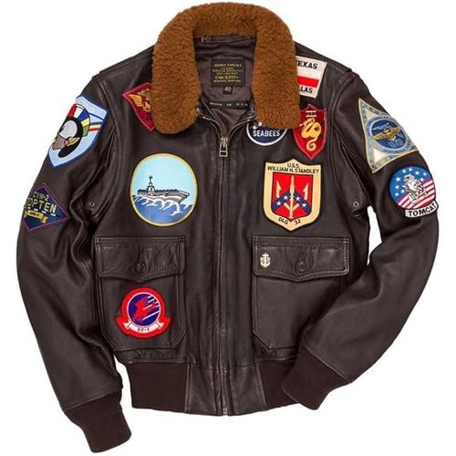 Bold Threadz Leather Bomber Jacket