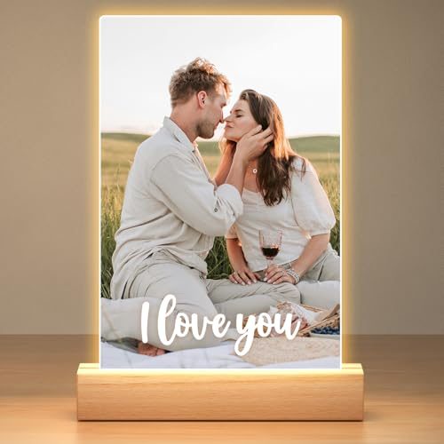 Bulaient Personalized Picture Frame Night Light