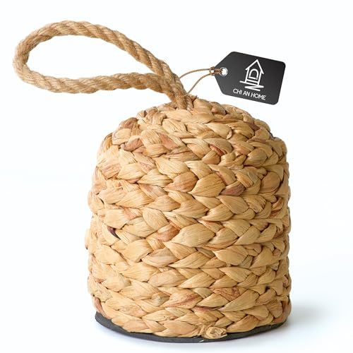 CHI AN HOME Water Hyacinth Door Stop