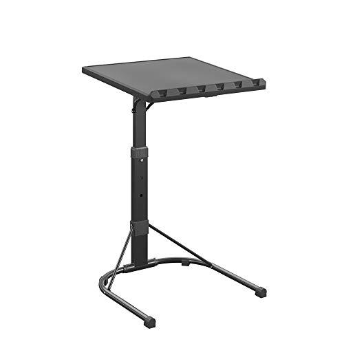 COSCO Adjustable Height Activity Table - Portable & Compact Black Workspace for Snacks & Homework