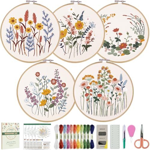 CYANFOUR Beginner Embroidery Kit