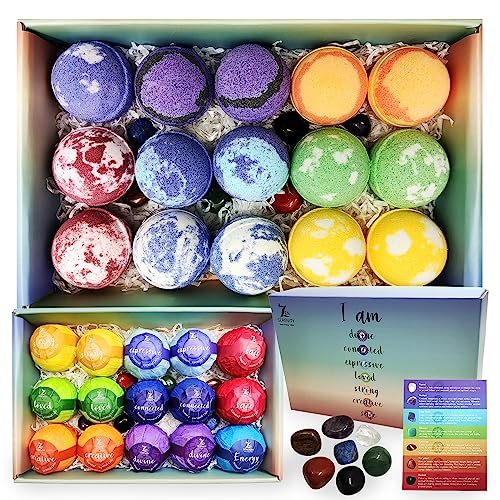 Chakra Healing Gemstones Bath Bombs