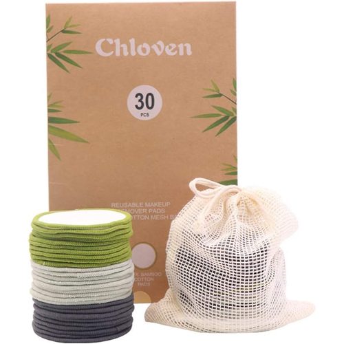 Chloven Reusable Bamboo Cotton Rounds
