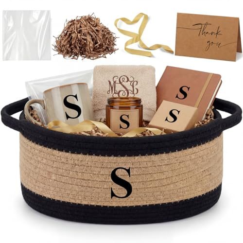 Colingmill Initial Woven Gift Basket