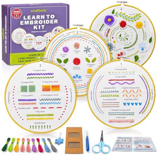 Craftwiz Starter Embroidery Kit