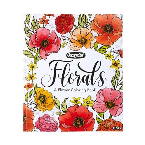 Crayola Floral Adult Coloring Book