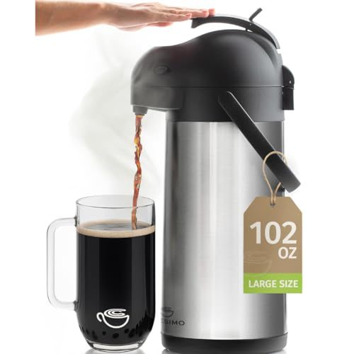 Cresimo Stainless Steel Coffee Airpot