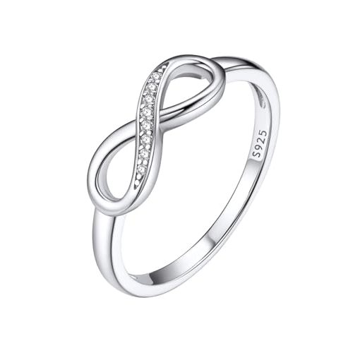 Custom4U Infinity Knot Silver Ring