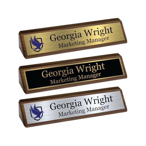 Custom Name Plate for Desk
