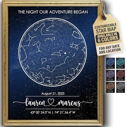 Custom Star Map Art Print