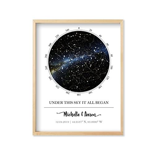 Custom Star Map Personalized Print