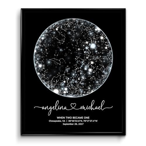 Custom Star Map Print or Canvas
