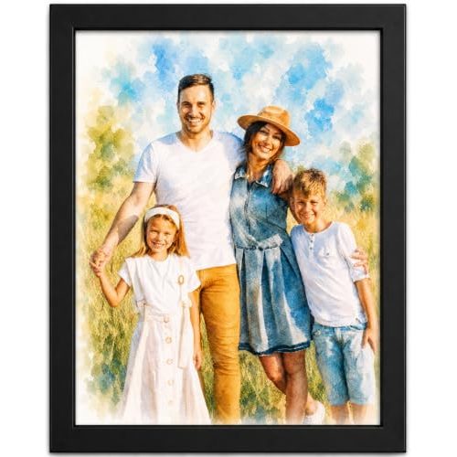 Custom Watercolor Portrait Print