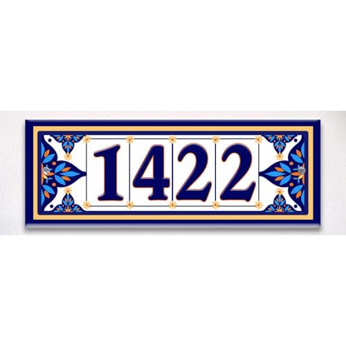 Decorative Concepts Mosaic Ceramic House Number