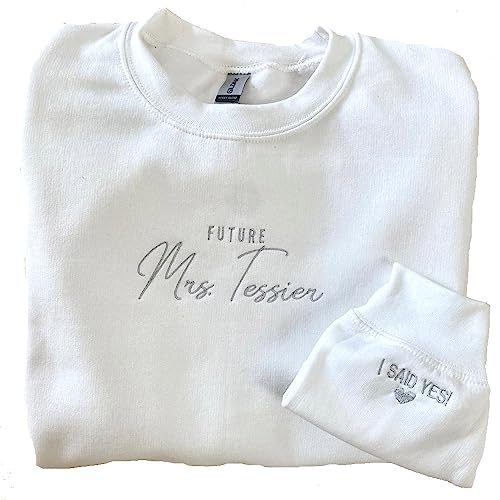 Embroidered Future Mrs Custom Sweatshirt