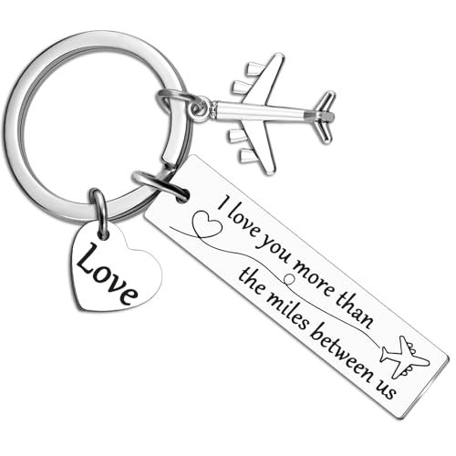 EoffIvan Long Distance Couple Keychain