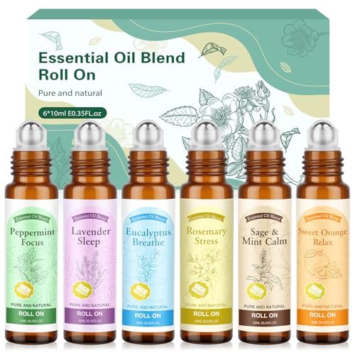 Essential Oil Roll-On Aromatherapy Set