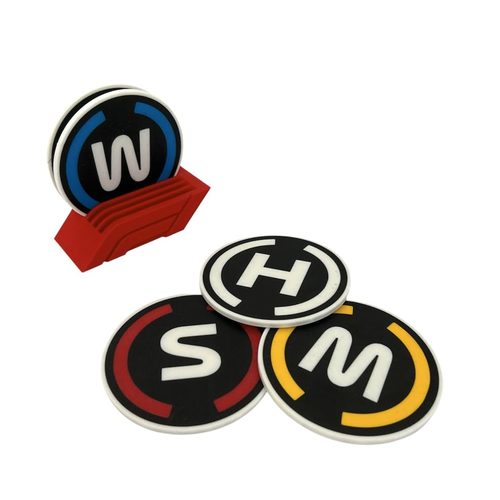 F1 Tire Types Coaster Set