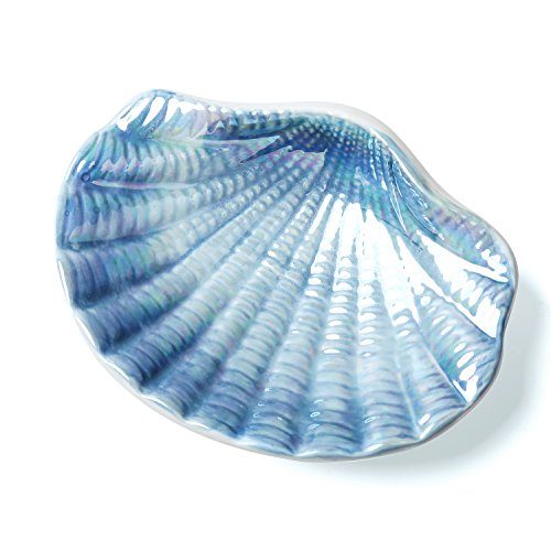 FORLONG Ceramic Seashell Soap Dish