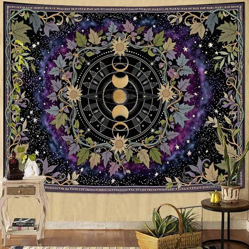 Faxdong Boho Moon Phase Tapestry