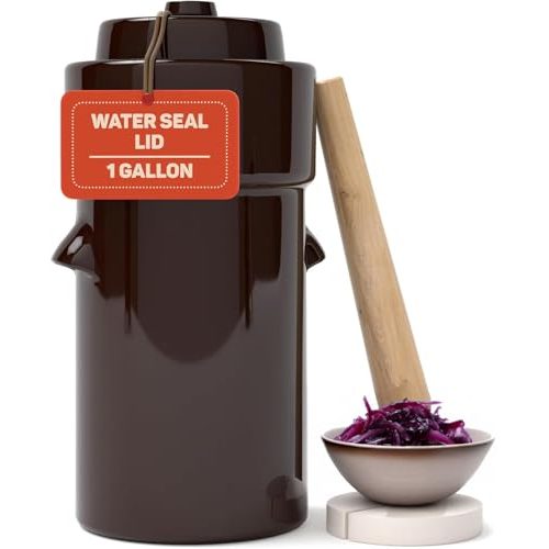 Fermentation Crock with Lid & Weights