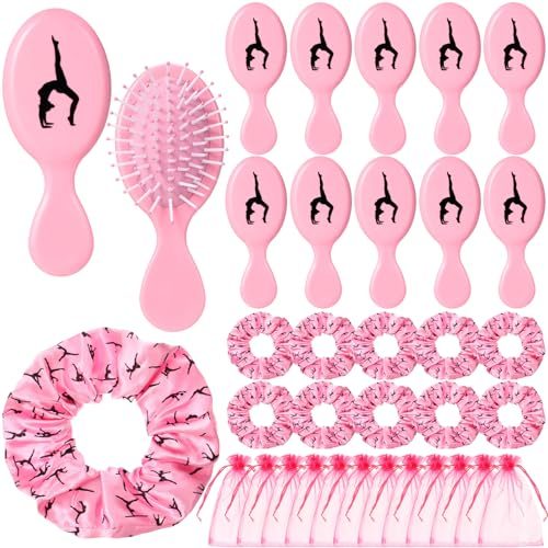 FineCheer Gymnastics Hair Ties and Brushes