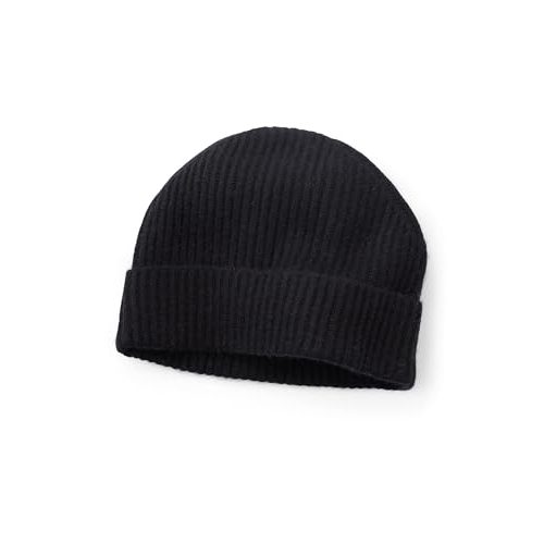 Fishers Finery Cashmere Ribbed Hat
