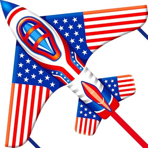 Flag Airplane F1 Kite