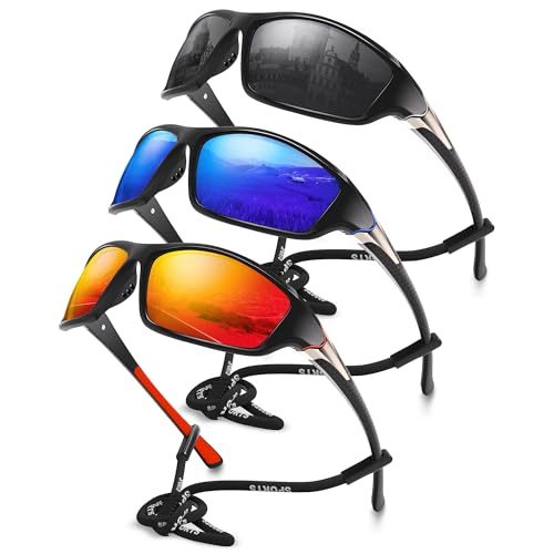 Foliful Polarized Sports Wrap Sunglasses