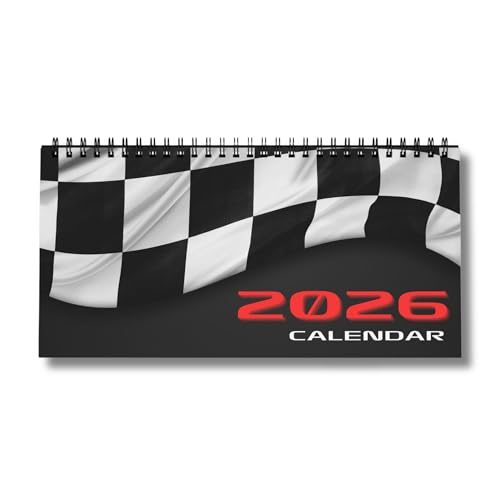 Formula Racing Desk Calendar 2026