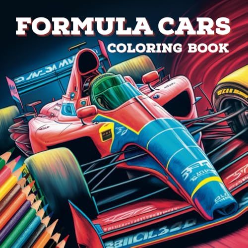 Formula Racing Cars Coloring Book