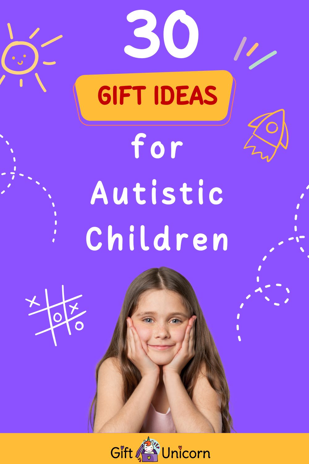 Top 30 Gift Ideas for Autistic Children - pinterest pin image