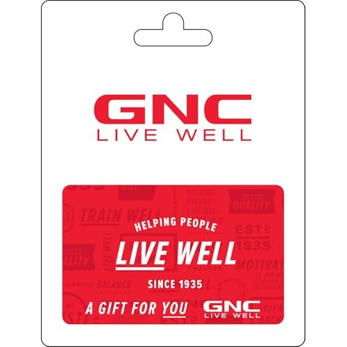 GNC Physical Gift Card