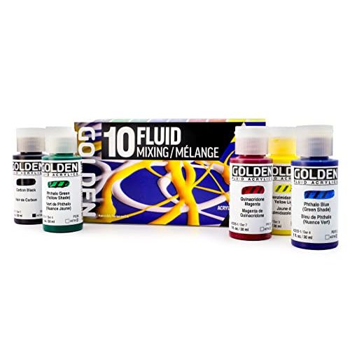 GOLDEN Fluid Acrylics Mixing Set