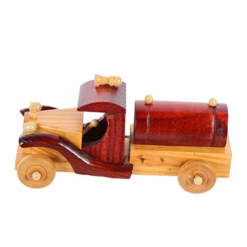 GRIRIW Vintage Wooden Race Car Model