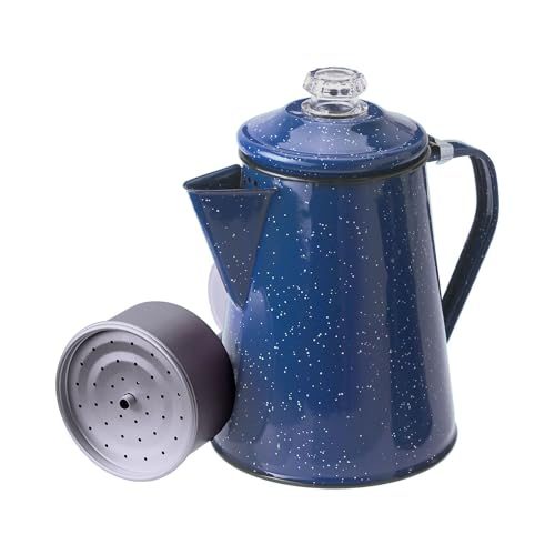 GSI Outdoors Enamelware Percolator Coffee Pot