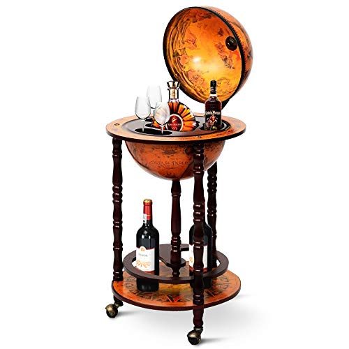Goplus Globe Bar Cart