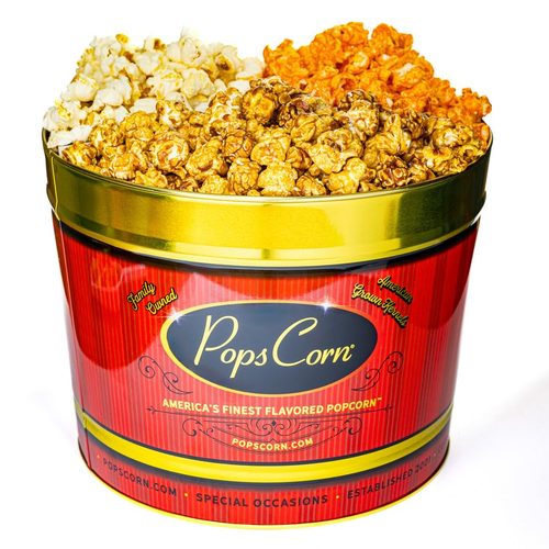 Pops Corn Gourmet Popcorn Gift Tin