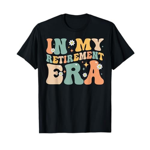 Groovy Retro Retirement Era T-Shirt