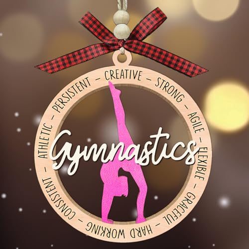 Gymnastics Girl Christmas Ornament
