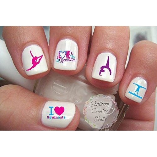 Gymnastics Nail Art Decals