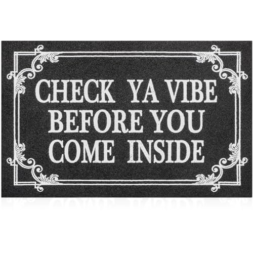 HLFMVWE Check Ya Vibe Doormat