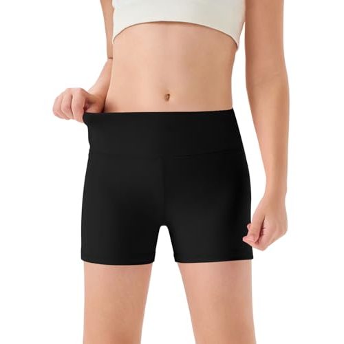 Haloumoning Girls Athletic Biker Shorts