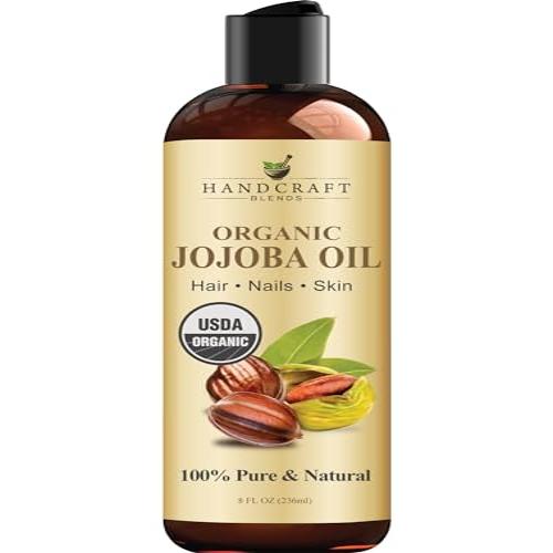 Handcraft Blends USDA Organic Jojoba Oil - 8oz - 100% Pure