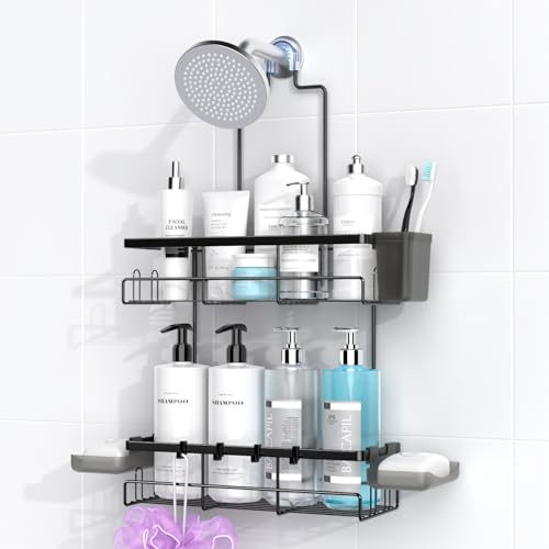 Hanging Shower Caddy Over Showerhead