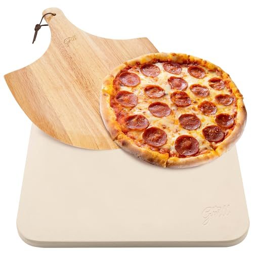 Hans Grill Rectangular Pizza Stone