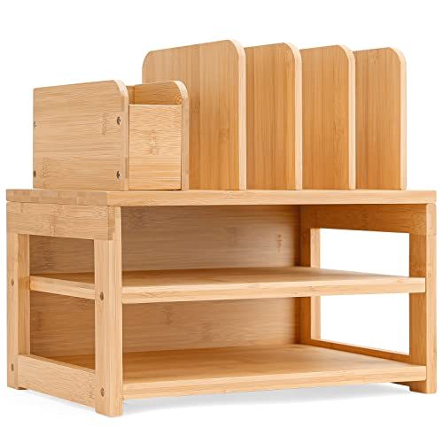 Homde Bamboo Desk Organizer