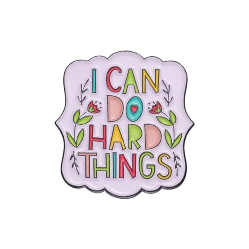 I Can Do Hard Things Enamel Lapel Pin