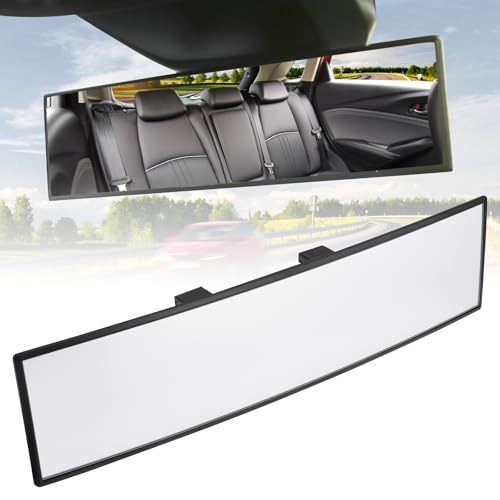JOYTUTUS Panoramic Clip-On Rear View Mirror