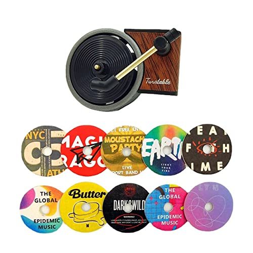 JVHGUBAY Retro Record Player Car Diffuser